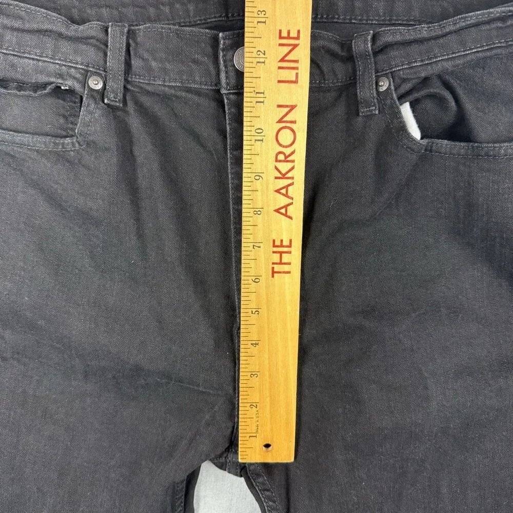 Levi's 505 Jeans Mens 40x32 Black Straight Leg Casual Cotton Stretch